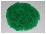 绿色涤纶短纤